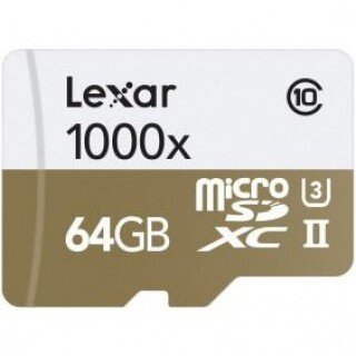 Lexar Professional 1000x 64 GB (LSDMI64GCBNL1000R) microSD kullananlar yorumlar